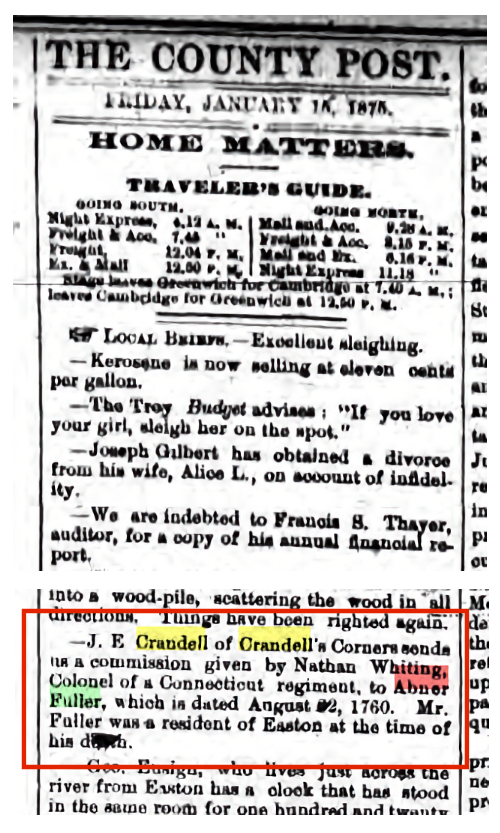 Nathan Whiting Commission